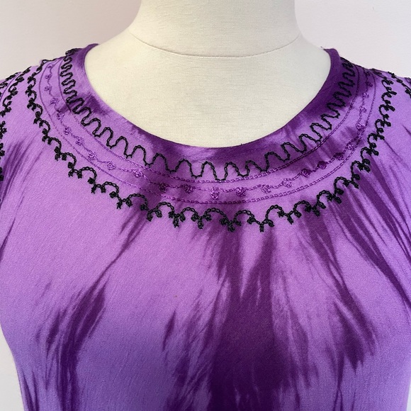 India Boutique colorful floaty sleeveless summer dress - Picture 5 of 8